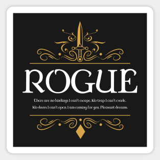 RPG Rogue Rogues WoW Dungeons Crawler and Dragons Slayer Magnet